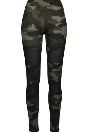 Urban classics Leggings - Ladies Camo Tech Mesh Leggings - XS till 5XL - Damer