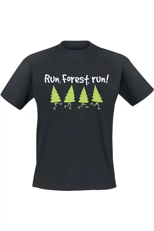 Slogans Fun T-shirt - Run, Forest, Run! - M till 3XL - Herrer
