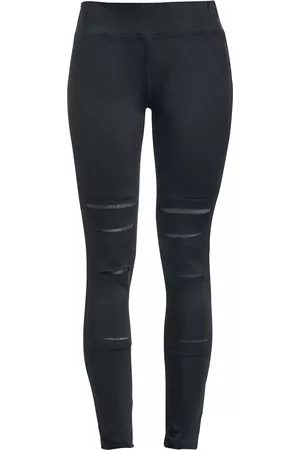 Rotterdamned Leggings - Leggings With Insert Lace - S till XXL - Damer