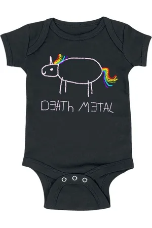 Death Metal Enhjørning Body - Baby- & børnetøj - Børn - - drenge og piger