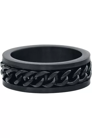 etNox hard and heavy Ring - Mesh Steel - Unisex