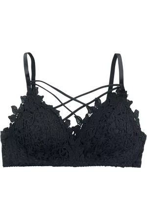 Grey Velvet BH - Lace Bra - XS till S - Damer