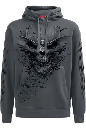 Spiral Hættetrøje - Bat Skull - XL - Herrer