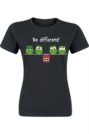 BE DIFFERENT Fun T-shirt - XS till 3XL - Damer