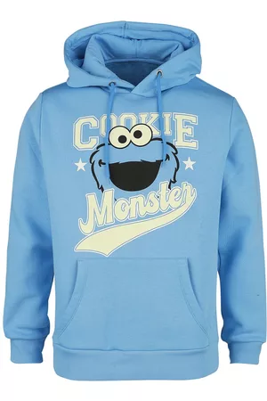 Sesamstraße Hættetrøje - Cookie Monster - S till 3XL - Herrer