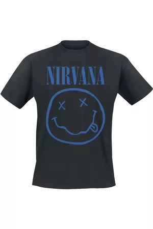 Nirvana T-shirt - Blue Logo - S till XXL - Herrer