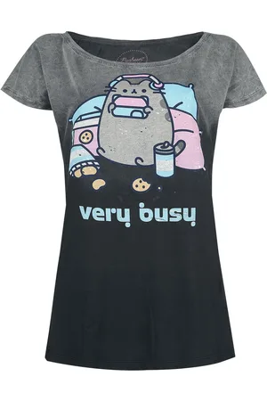 Pusheen T-shirt - Very Busy - S till 4XL - Damer
