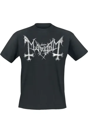 Mayhem T-shirt - Distressed Logo - S till XXL - Herrer