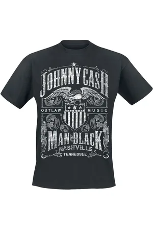 Johnny Cash T-shirt - Outlaw Music - M till 5XL - Herrer