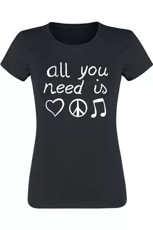 Slogans Fun T-shirt - All You Need Is... - S till 3XL - Damer