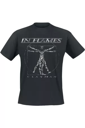 IN FLAMES T-shirt - Clayman Vintage - S till XXL - Herrer