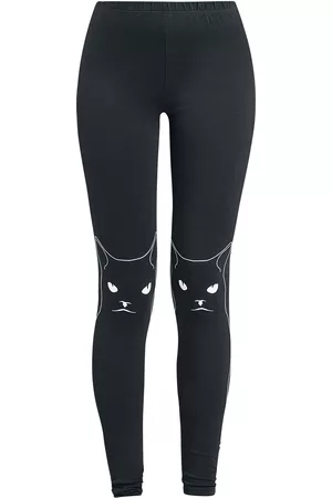 Jawbreaker Leggings - Salem Grumpy Kitty - S till 4XL - Damer