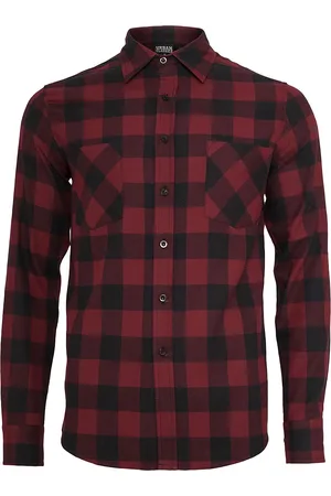 Urban classics Flannelskjorte - Checked Flannel Shirt - S till 5XL - Herrer