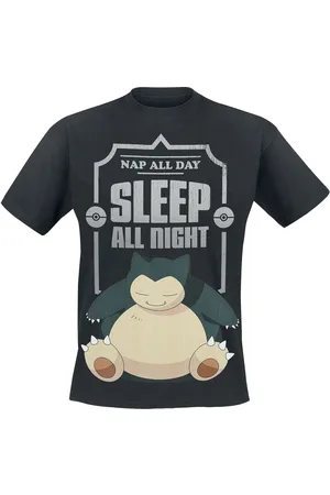 Pokemon Gaming T-shirt - Snorlax - Sleep All Night - S till XXL - Herrer