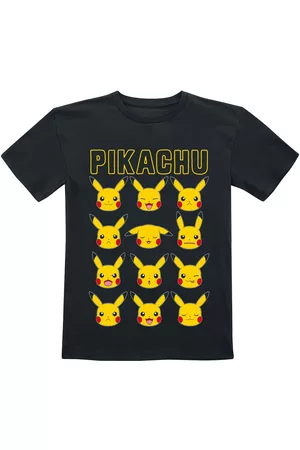 Pokemon Gaming T-shirt til børn - Baby- & børnetøj - Børn - Pikachu Faces - drenge og piger