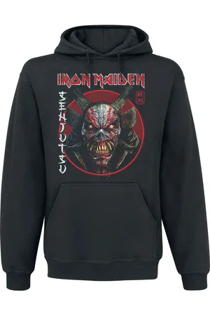 Iron Maiden Hættetrøje - Senjutsu Eddie Face Circle - S till M - Herrer