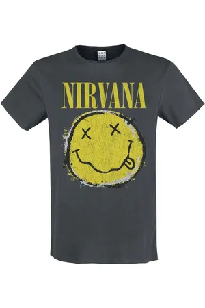 Nirvana T-shirt - Amplified Collection - Worn Out - S till XXL - Herrer