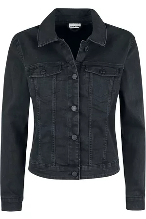 Noisy May Jeansjakke - Debra Black Wash Denimjakke - XS till XXL - Damer