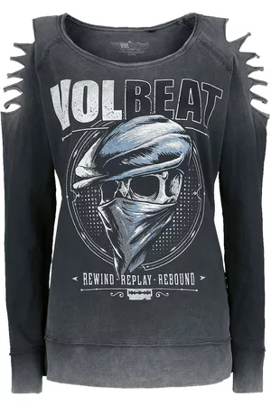 Volbeat Sweatshirt - Bandana Skull - S till XXL - Damer