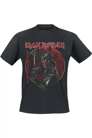 Iron Maiden T-shirt - Senjutsu Eddie Gold Circle - S till 4XL - Herrer
