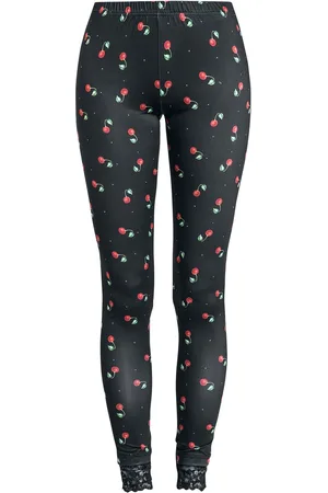 Pussy Deluxe Leggings - Cherries Leggings - XS till M - Damer