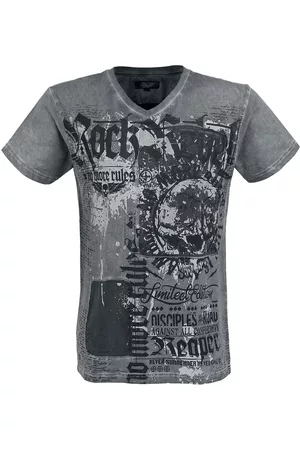 Rock Rebel T-shirt - Heavy Soul - S till M - Herrer