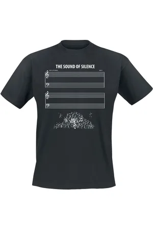 Slogans Fun T-shirt - The Sound Of Silence - M till 5XL - Herrer