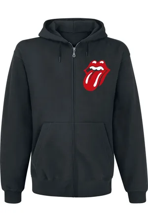 The Rolling Stones Hættetrøje med lynlås - Logo Stacked - S till XL - Herrer