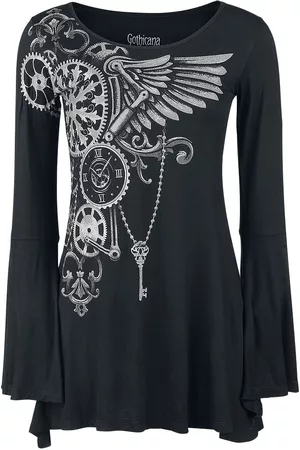 Gothicana Langærmet - Bat Country - S till 4XL - Damer
