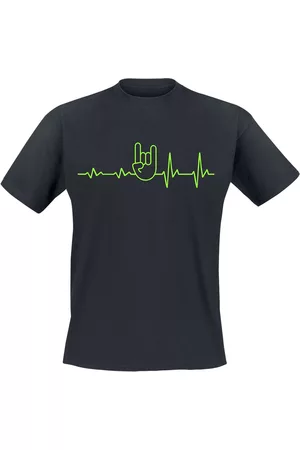 Slogans Fun T-shirt - ECG heavy metal - S till 4XL - Herrer