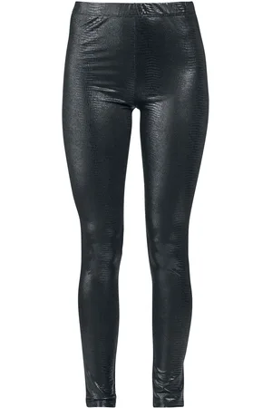 Rock Rebel Leggings - Leather-look crocodile - M till XL - Damer