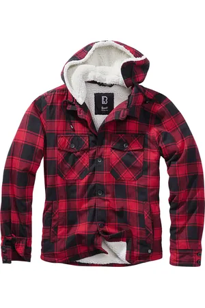 Brandit Overgangsjakke - Lumberjacket Hooded - M till 5XL - Herrer