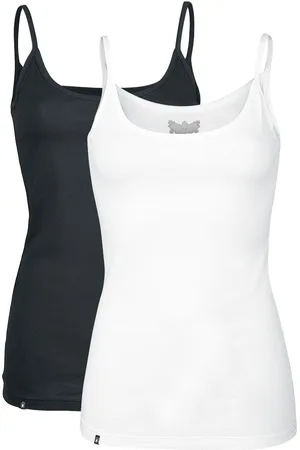EMP Top - Double Pack Spaghetti-Strap Tops - S till 5XL - Damer