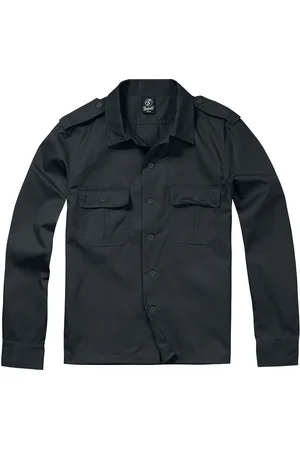 Brandit Langærmet skjorte - US Hemd langarm - M till 5XL - Herrer