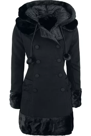 Hell Bunny Vinterfrakke - Sarah Jane Coat - L till XXL - Damer
