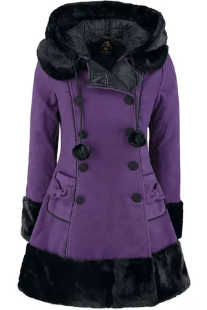 Hell Bunny Vinterfrakke - Sarah Jane Coat - XS till 4XL - Damer