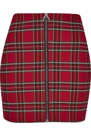 Urban classics Kort nederdel - Ladies Short Checker - S till M - Damer