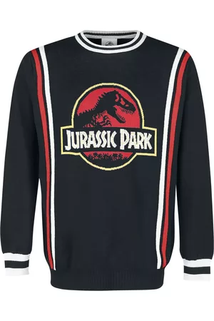 Jurassic Park Striktrøje - Retro Logo - M till XL - Herrer