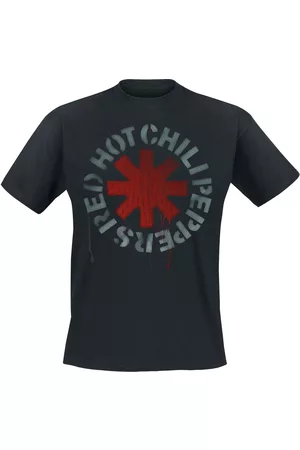 Red Hot Chili Peppers T-shirt - Stencil Black - S till 5XL - Herrer