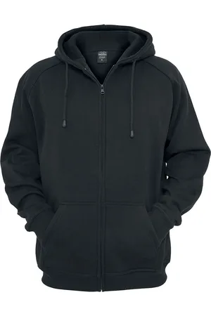 Urban classics Hættetrøje med lynlås - Blank Zip Hoody - M - Herrer