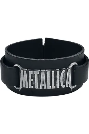 Metallica Læderarmbånd - Logo - Herrer