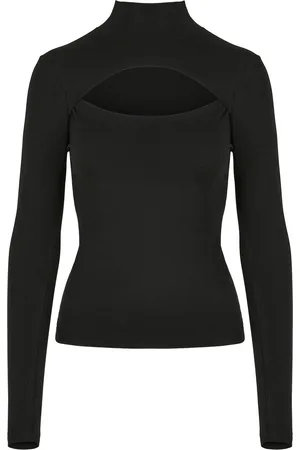 Urban classics Langærmet - Ladies Cut-Out Turtleneck - XS till XL - Damer