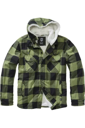 Brandit Overgangsjakke - Lumberjacket Hooded - S till XXL - Herrer