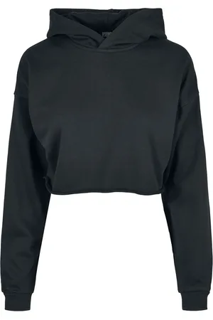 Urban classics Hættetrøje - Ladies Oversized Cropped Hoodie - XS till XL - Damer