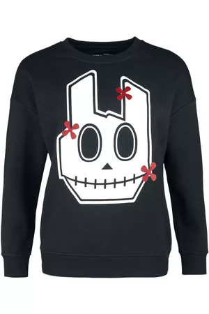 EMP Sweatshirt - Sweatshirt med rockhand-skull - XS till XXL - Damer