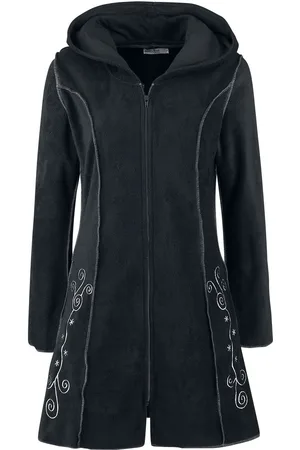 Innocent Hættetrøje med lynlås - Embroidered Fleece Hood - S - Damer