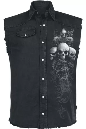 Spiral Vest - Skull Scroll - M till 4XL - Herrer