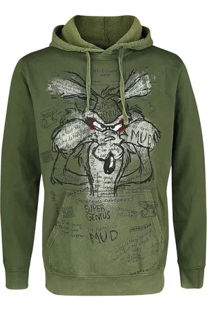 LOONEY TUNES Hættetrøje - Wile E. Coyote - Genius - S till XXL - Herrer