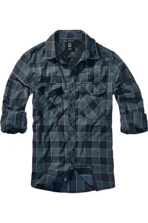Brandit Langærmet skjorte - Checkshirt - S till XXL - Herrer