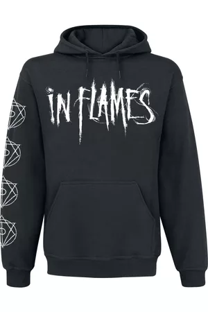 IN FLAMES Hættetrøje - Jesterhead White Raven - S till 3XL - Herrer